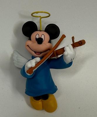 Disney Collector Ornament Mickey Mouse Angel playing Violin