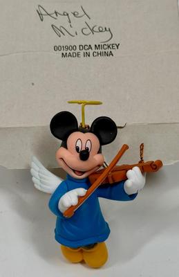 Disney Collector Ornament Mickey Mouse Angel playing Violin
