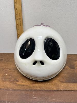 NIGHTMARE BEFORE CHRISTMAS Jack Skellington Head Cookie Jar Disney Direct Touchstone Retired Rare!