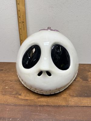 NIGHTMARE BEFORE CHRISTMAS Jack Skellington Head Cookie Jar Disney Direct Touchstone Retired Rare!