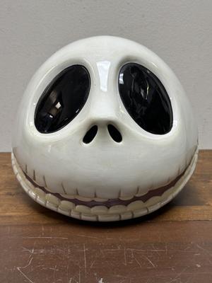 NIGHTMARE BEFORE CHRISTMAS Jack Skellington Head Cookie Jar Disney Direct Touchstone Retired Rare!