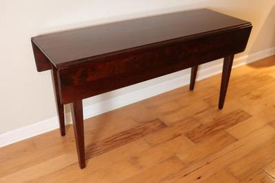 Vintage Drop-Leaf Console Table