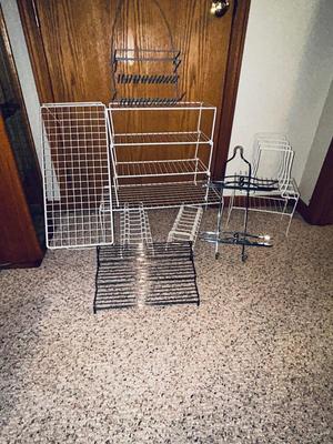 AN ARRAY OF ORGANIZATIONAL RACKS