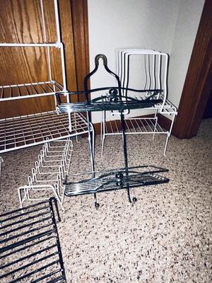AN ARRAY OF ORGANIZATIONAL RACKS
