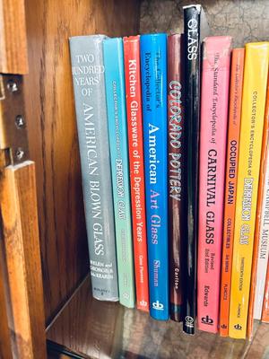 ALL SORTS OF LITERATURE ON GLASS POTTERY, AND MORE