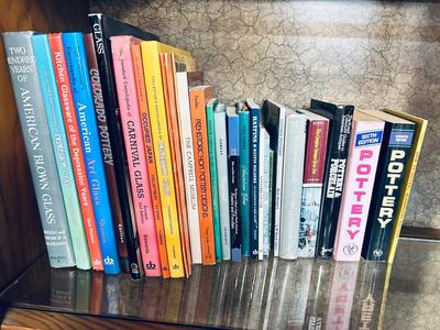 ALL SORTS OF LITERATURE ON GLASS POTTERY, AND MORE