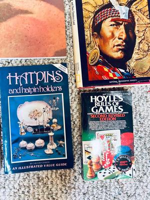 GREAT WORLD ATLAS, MOTOR CARRIERS ATLAS, HATPINS, INDIAN HERITAGE AND MORE BOOKS