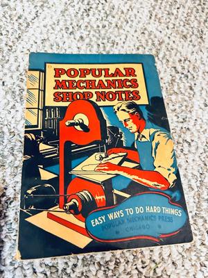 U.S. FIRST DAY COVER STAMP BOOK, POPULAR MECHANIC SHOP NOTEBOOKS , INVENTORS HANDBOOK, AND MORE