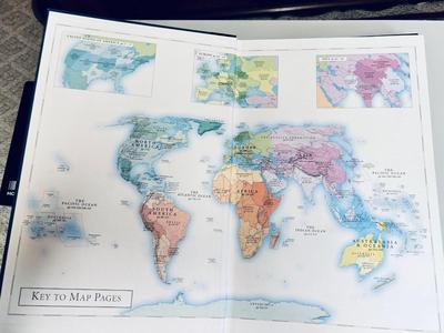REALLY COOL MASSIVE WORLD ATLAS FROM THE YEAR 2000