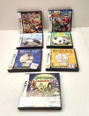Lot #150 Group of 6 Nintendo DS Games plus 1 empty case