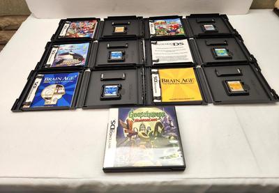 Lot #150 Group of 6 Nintendo DS Games plus 1 empty case