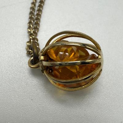 Gold Toned Necklaces with Pendants by Sarah Coventry & More (ST-HS)
