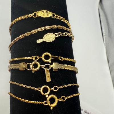 Gold Toned Necklaces with Pendants by Sarah Coventry & More (ST-HS)