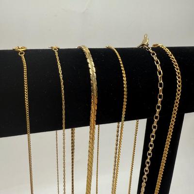 Gold Toned Necklaces with Pendants by Sarah Coventry & More (ST-HS)