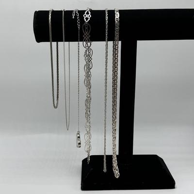 Semi-Precious Gemstones with Sterling Chains & More (ST-HS)