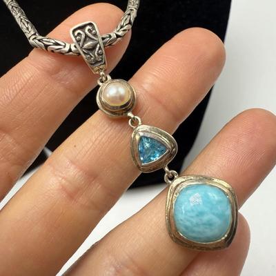 Semi-Precious Gemstones with Sterling Chains & More (ST-HS)