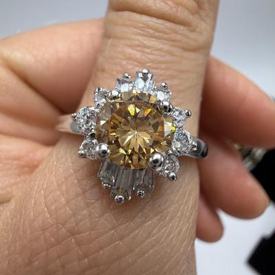 Collection of Dazzling Earrings, Rings, & Bracelets (ST-HS)