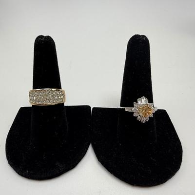 Collection of Dazzling Earrings, Rings, & Bracelets (ST-HS)