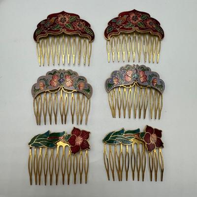 Cloisonné Enamel Hair Combs & More Hair Accessories (ST-HS)