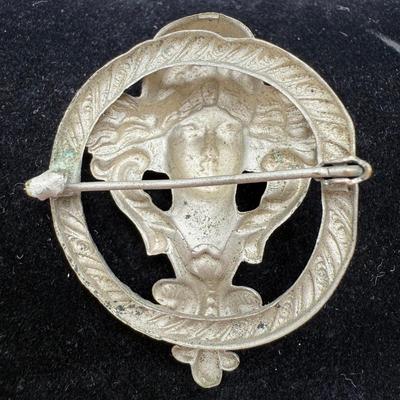 Art Nouveau Brooch with Turbaned Man Pendant & More (ST-HS)
