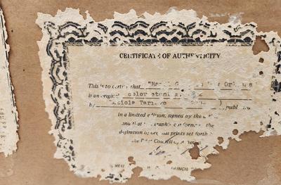 Lot #158 "Mardi Gras in New Orleans" Artist's Proof from Listed Artist