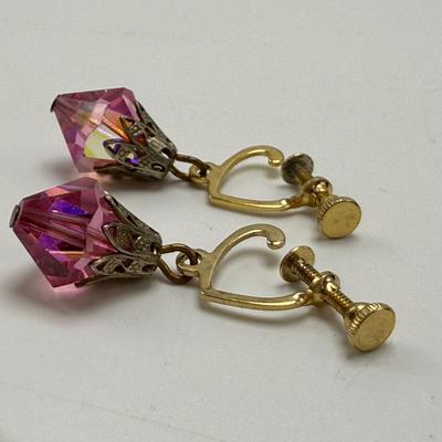Krementz Set with Monet & More Screw Back Clip Earrings (ST-HS)