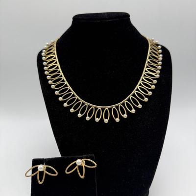 Krementz Set with Monet & More Screw Back Clip Earrings (ST-HS)