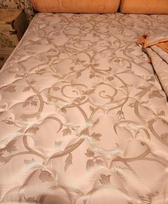 Lot #170 King Bed - Postur-Form Mattress/box springs - MCM Headboard