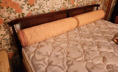 Lot #170 King Bed - Postur-Form Mattress/box springs - MCM Headboard