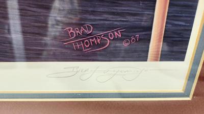 Lot #179 "The Last Carousel" signed/numbered print - Brad Thompson