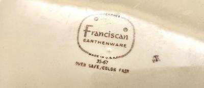 Lot #181 Lot of 7 Franciscan "Desert Rose" Dinner plates