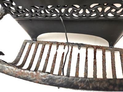 Lot #184 Antique Insert for Coal Burning Fireplace - Victorian