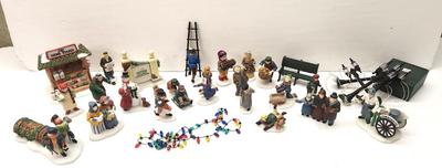 Lot #185 Large Lot of Dept 56 Village Accessories - 27 pieces