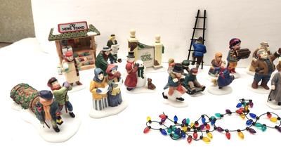 Lot #185 Large Lot of Dept 56 Village Accessories - 27 pieces