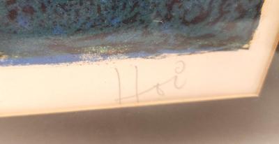 Lot #189 Signed/Numbered Lithograph by "Hoi" - Mid Century