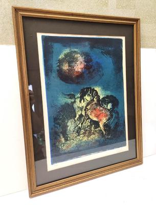 Lot #189 Signed/Numbered Lithograph by "Hoi" - Mid Century