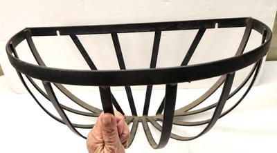 Lot #190 Metal Plant Basket - outdoor/patio