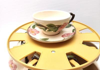 Lot #192 Franciscan "Desert Rose" Lot of 7 cups/6 saucers