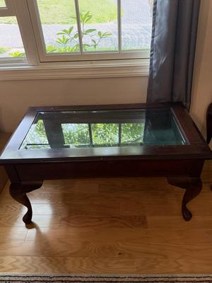 Shadow box coffee table