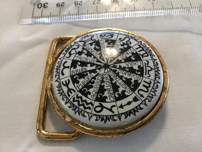 Vintage Starlite zodiac Buckle