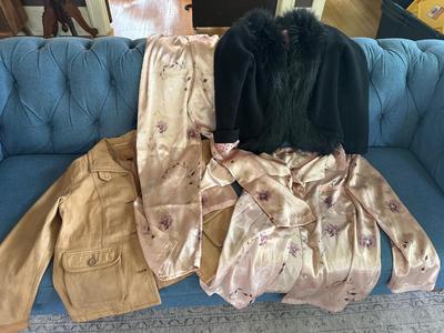 Vintage GAP Leather coat and other vintage items