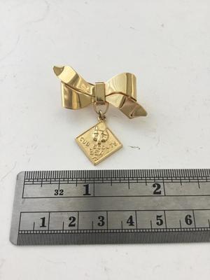 Cub scouts vintage bow pin