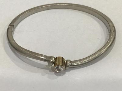 Beautiful Rhinestone Hinged Bracelet