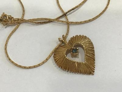Fashion Brushed Gold Tone Necklace