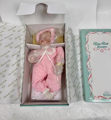 Edward M. Knowles 1989 Baby Book Treasures "Elizabeth's Homecoming" Doll