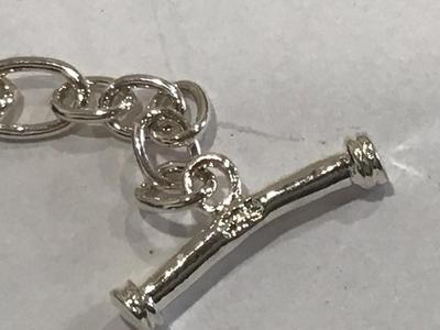 925 Silver Marked Rivoli Crystal Statement Necklace