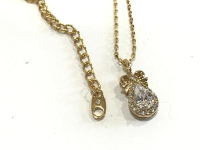 Gold Plated CZ Necklace