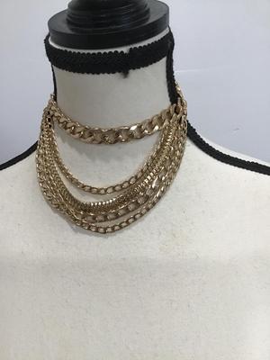 Multi Layer Choker Necklace