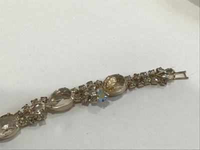 Vintage Clear Glass Bracelet