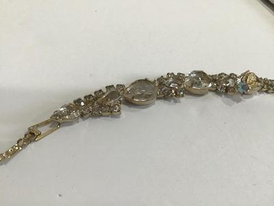 Vintage Clear Glass Bracelet